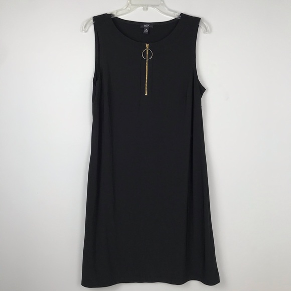 msk black and gold dress